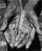 HANDS OF IFUGAO INDIAN, BANAUE, PHILIPPINES